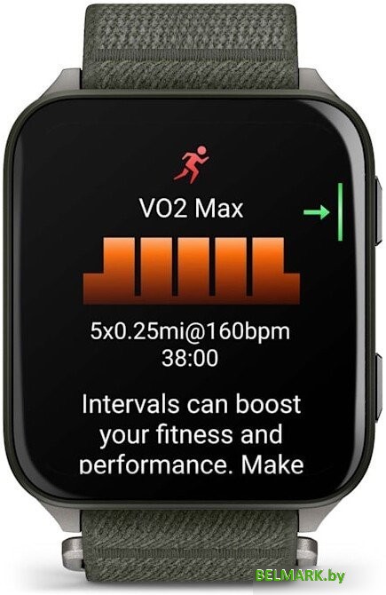 Умные часы Garmin Venu X1 (титановый/зеленый) - фото2
