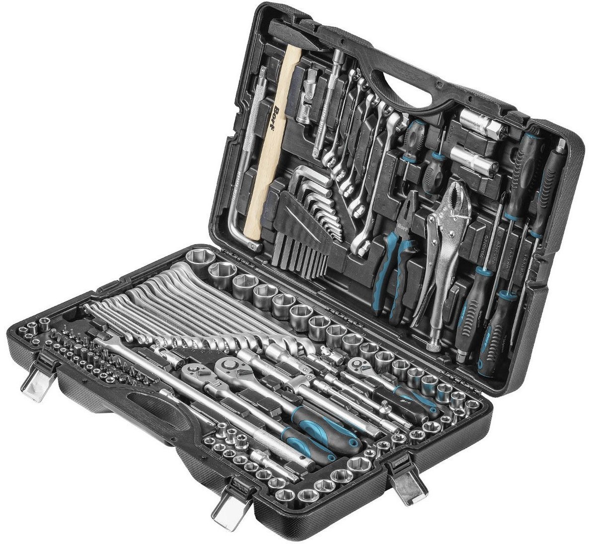 Универсальный набор инструментов Bort BTK-142 (142 предмета) - фото