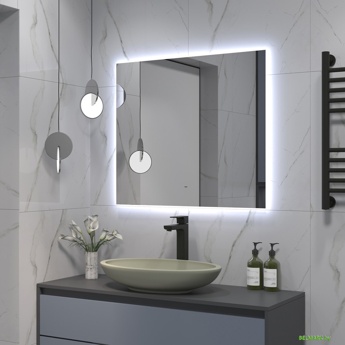 Misty Зеркало Нембус 80 НЕМ-02-80/70-14 - фото2