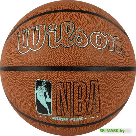 Баскетбольный мяч Wilson NBA Forge Plus Eco BSKT WZ2010901XB7 (7 размер) - фото