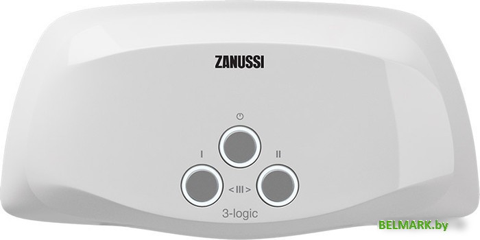 Проточный электрический водонагреватель кран+душ Zanussi 3-logic 6,5 TS - фото