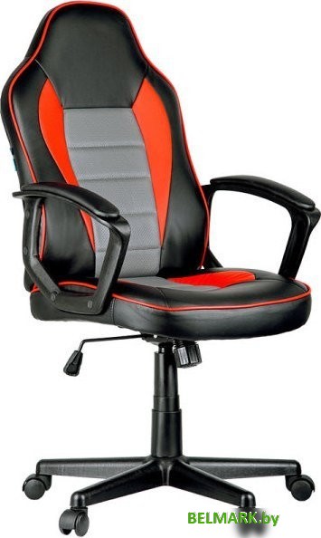 Игровое (геймерское) кресло Helmi Rally HL-S08 297637 (черный/серый/красный) - фото