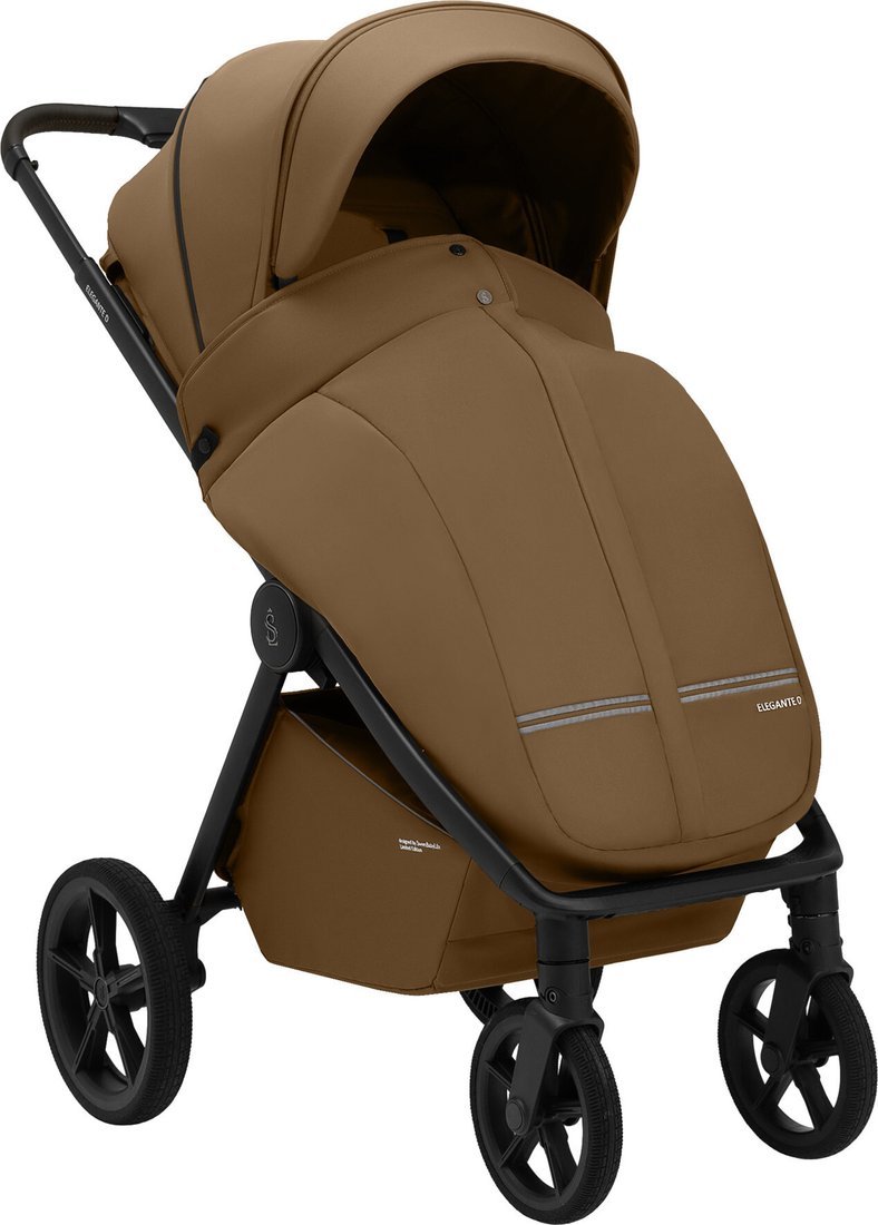 Коляска прогулочная «книга» Sweet Baby SBL Elegante D (коричневый) - фото