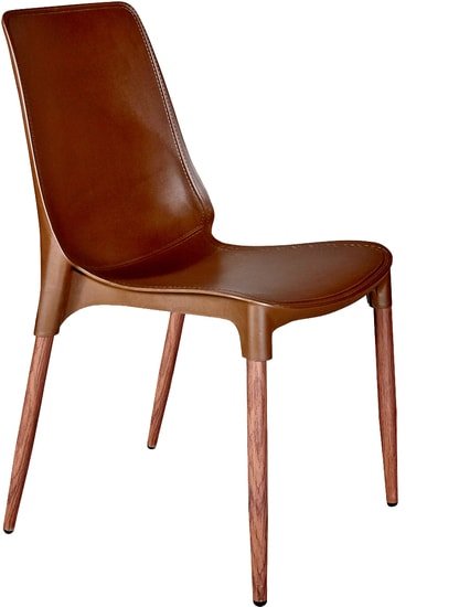 Стул Sheffilton SHT-S75-1 (коричневый/темный орех) - фото