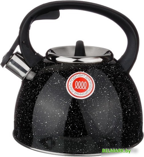 Чайник со свистком Agness Black Marble 907-045 - фото2