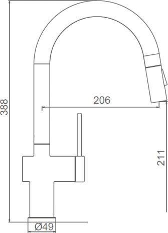 Смеситель FRAP F60807 - фото2