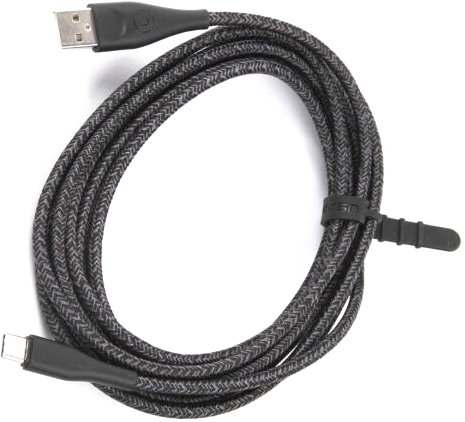 Кабель Usams USB Type-A - USB Type-C US-SJ398 (3 м, черный) - фото2