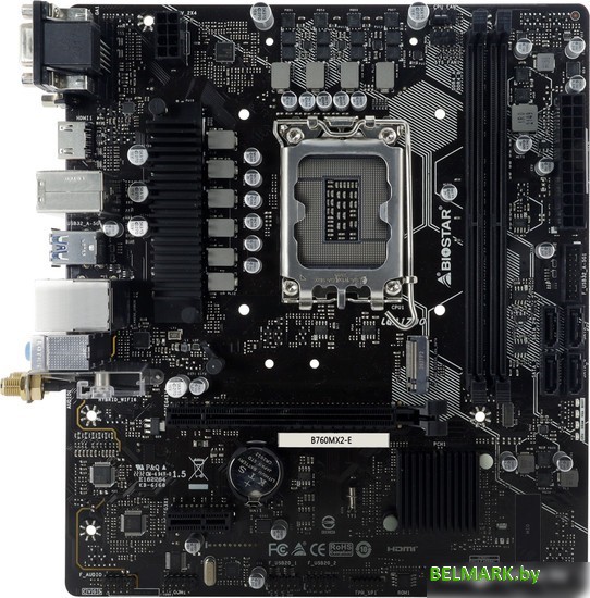 Материнская плата BIOSTAR B760MX2-E Ver. 6.1 - фото