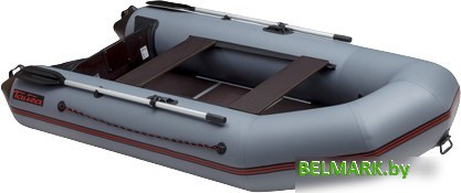 Моторно-гребная лодка Leader Тайга-270 (серый) - фото