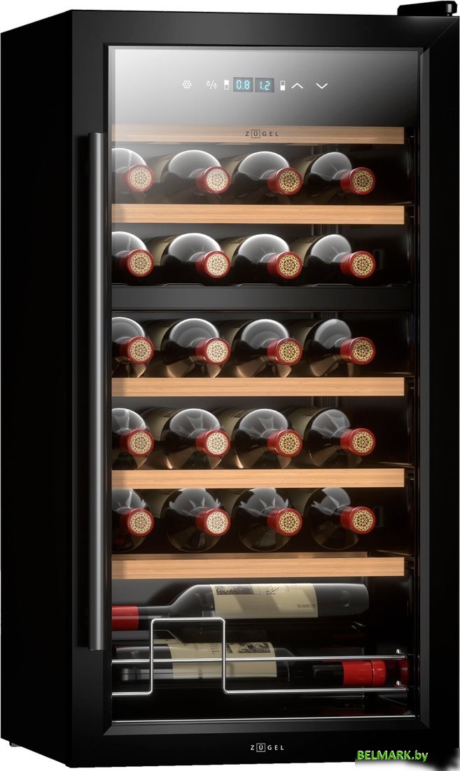 Винный шкаф ZUGEL ZCWF281DB Dual Zone - фото