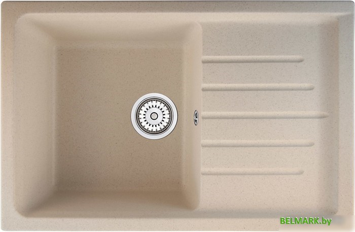 Кухонная мойка Berge BR-7602 (бежевый матовый) - фото