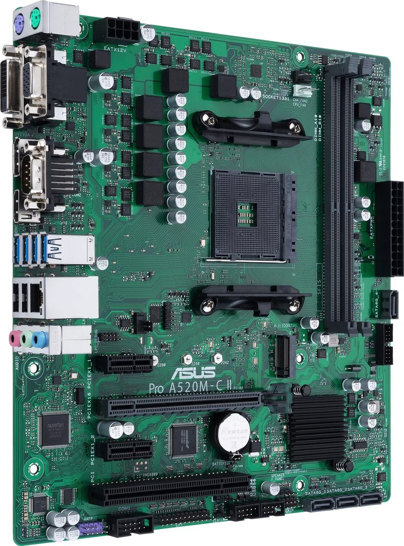 Материнская плата ASUS Pro A520M-C II/CSM - фото2