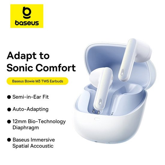 Наушники Baseus Bowie M3 (белый) - фото2