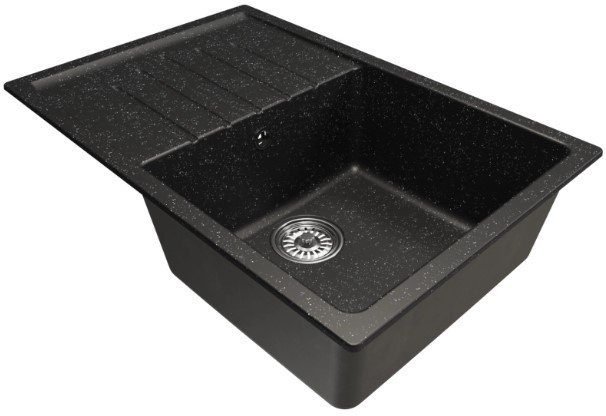 Кухонная мойка Mixline ML-GM19 551982 (черный) - фото2