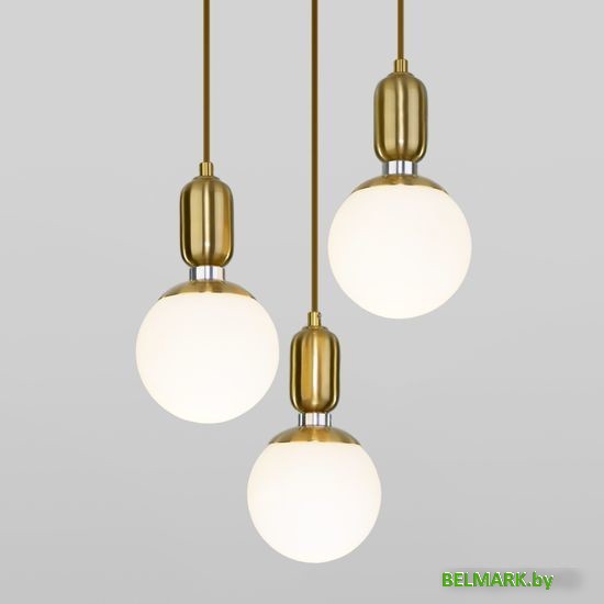Подвесная люстра Евросвет Bubble 50151/3 (латунь) - фото
