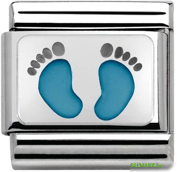 Звено для браслета NominatioN Голубые следы 330208/15 - фото