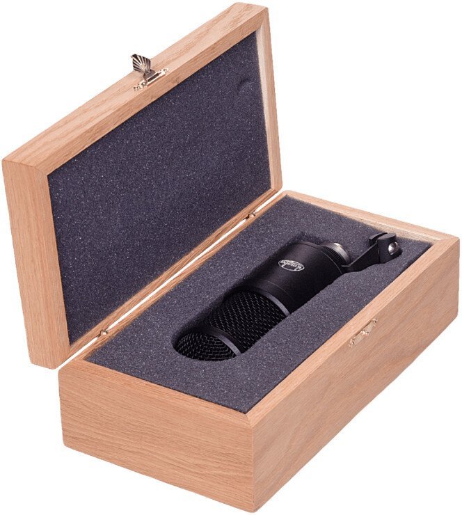 Проводной микрофон Октава МК-519 (с футляром, черный) - фото