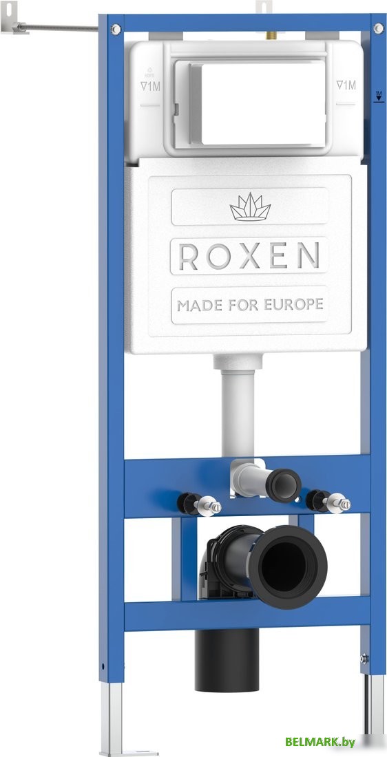 Инсталляция для унитаза Roxen StounFix Dual Fresh 710200 с удлиненными креплениями в комплекте и встр. контейнером для гигиенических таблеток (аромадозатор) - фото2