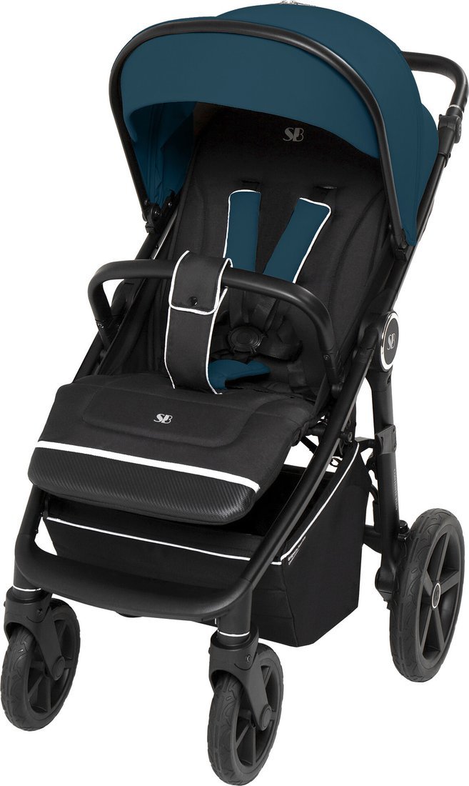 Коляска прогулочная «книга» Sweet Baby Contente Plus Basic (темно-зеленый) - фото