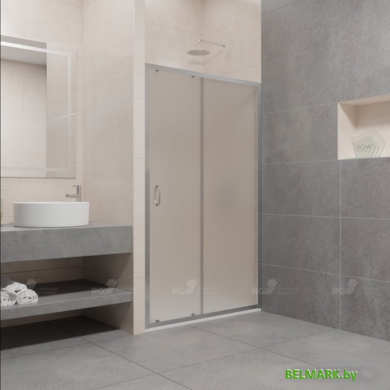 Душевая дверь RGW PA-016 350801612-21 120 (хром/матовое-сатинат стекло) - фото