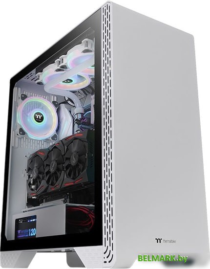 Корпус Thermaltake S300 Tempered Glass Snow Edition CA-1P5-00M6WN-00 - фото