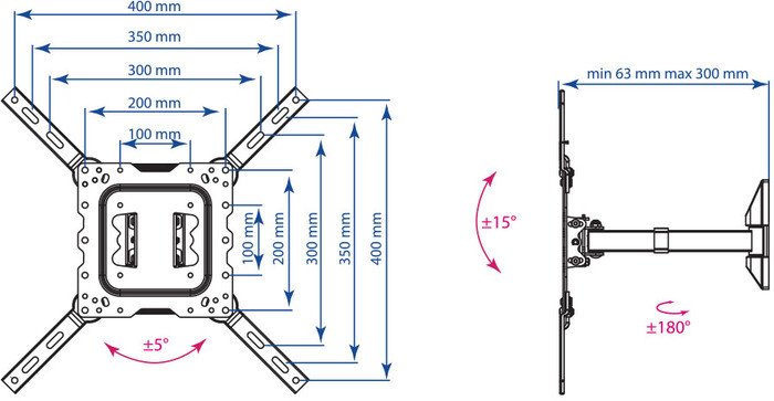 Кронштейн Kromax DIX-17 - фото2