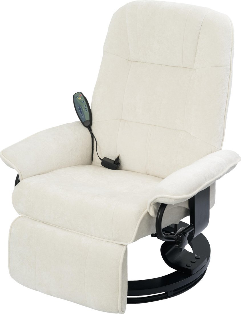 Массажное кресло Calviano 21 (бежевый плюш) - фото2