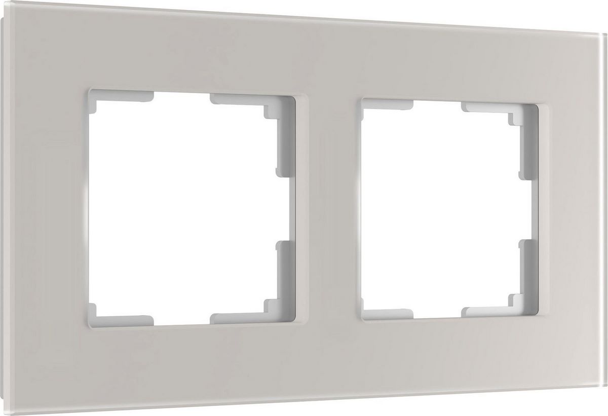 Рамка Werkel Senso W0023117 (дымчатый/стекло Soft-Touch) - фото