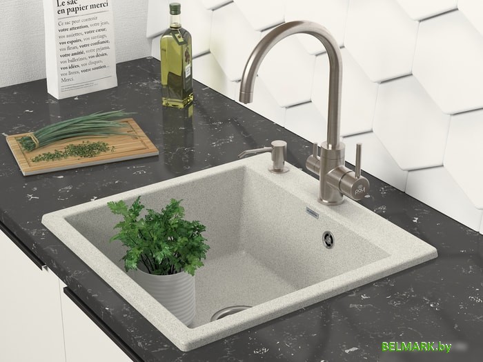 Кухонная мойка Paulmark Kante 50 PM105152-GR - фото2