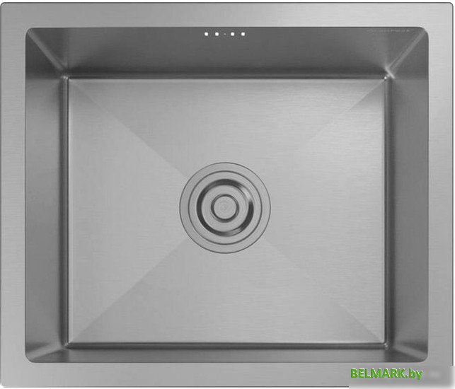 Кухонная мойка GranFest Metal нержавеющая сталь AISI 304 GF-4538 (с сифоном) - фото