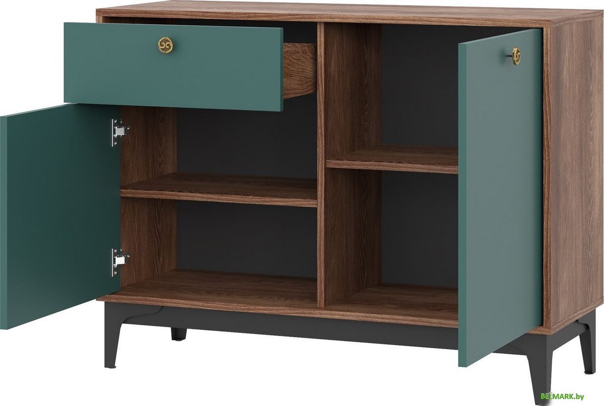 Тумба НК-Мебель Brass KM-3 (изумруд) - фото2
