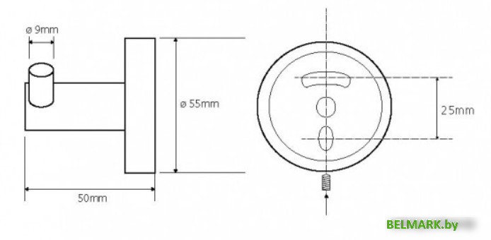 Крючок для ванны Bemeta Omega 104106032 - фото2