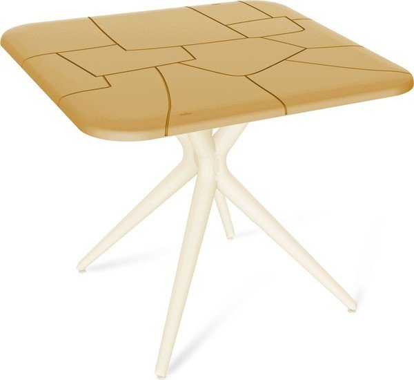 Кухонный стол Sheffilton SHT-TU30/TT30 83/83 (бежевый/бук) - фото