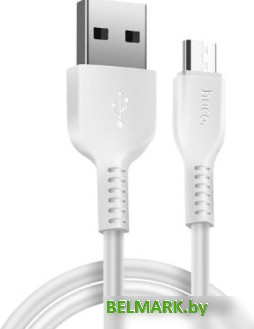 Кабель Hoco X20 Micro USB (1 м, белый) - фото