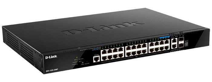 Управляемый коммутатор 3-го уровня D-Link DGS-1520-28MP/A1A - фото2