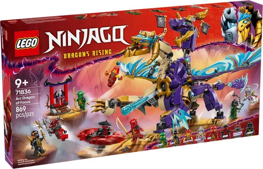 Конструктор LEGO Ninjago Дуговой дракон фокуса 71836 - фото