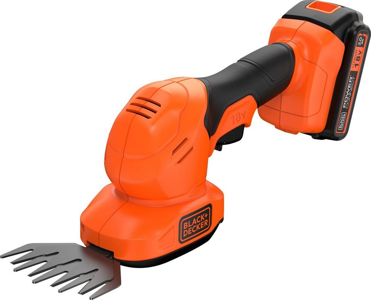 Кусторез + ножницы Black & Decker BCSS18D1-QW (с 1-им АКБ) - фото2