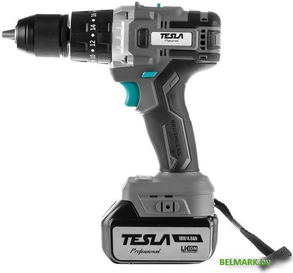Дрель-шуруповерт Tesla TCD18HD 840374 (с 2-мя АКБ, кейс) - фото2