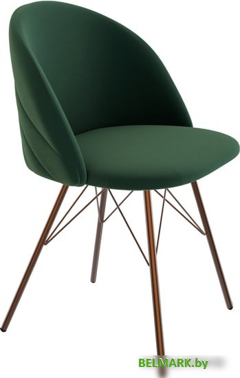 Стул Sheffilton SHT-ST35-2/S37 (лиственно-зеленый/медный металлик) - фото