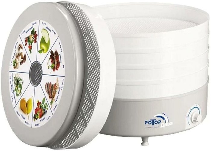 Сушилка для овощей и фруктов Ротор Дива СШ-007 - фото