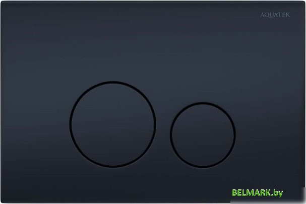 Панель смыва Aquatek KDI-0000037 (черный матовый) - фото
