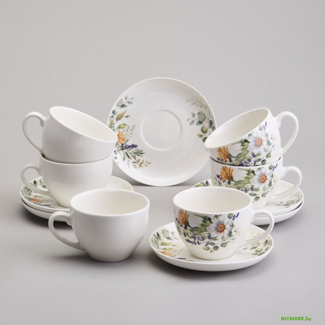 Набор чашек Lefard Ромашковое поле 358-2228 - фото