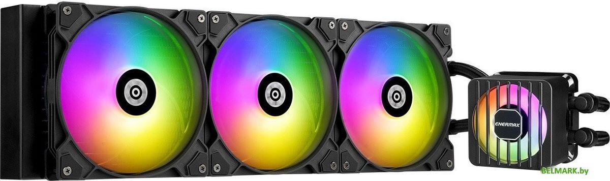 Жидкостное охлаждение для процессора Enermax LIQMAXFLO Series 420mm ELC-LMF420T-ARGB - фото