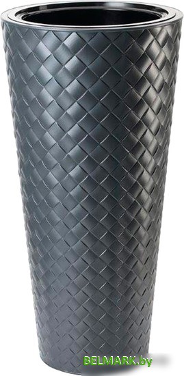 Вазон Form-Plastic Makata Slim FP-2850-014 (антрацит) - фото