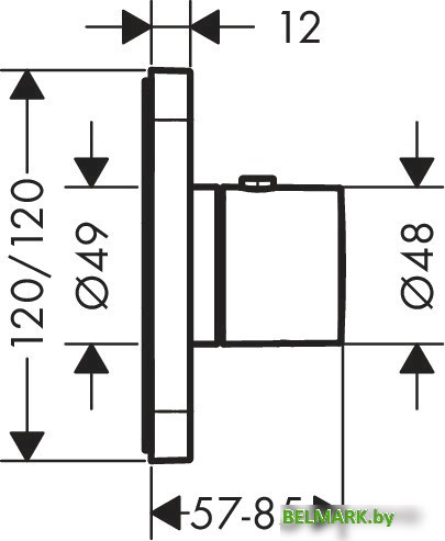 Смеситель Axor Citterio E 36702000 - фото2
