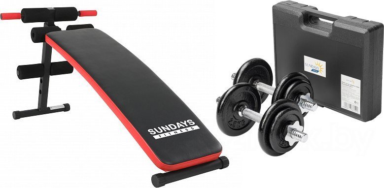 Силовая скамья Sundays Fitness ES-506 + IR92052 - фото