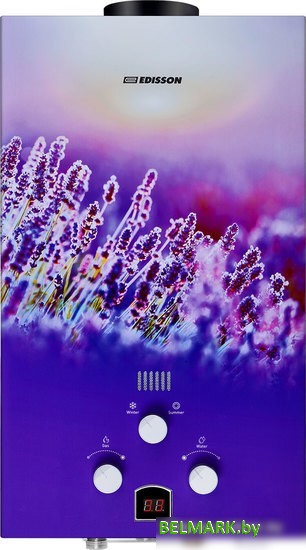 Газовая колонка Edisson E 20 GD (лаванда) - фото