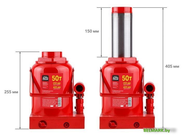 Бутылочный домкрат Startul Auto ST8018-50 50т - фото2