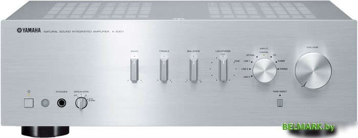 Усилитель Yamaha A-S301 (серебристый) - фото