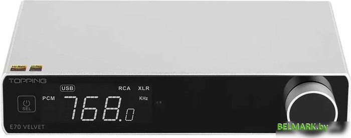 Цифро-аналоговый преобразователь Topping E70 Velvet (серебристый) - фото